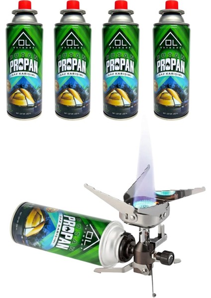 Midi Performans Ocak + 4 Adet 227 Gram Gaz Kartuşu