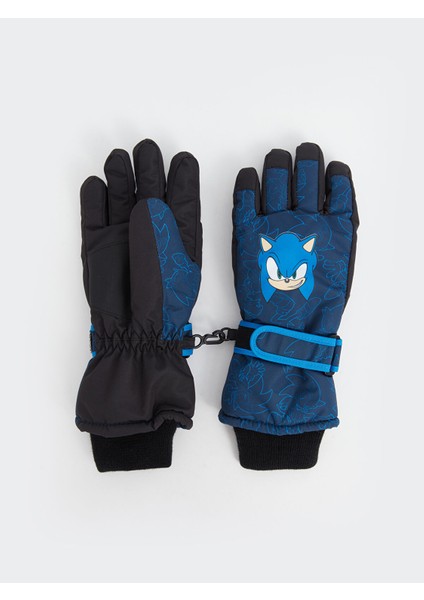 Yeni Sezon Sonic Baskılı Erkek Çocuk Kar Eldiveni fiyatları