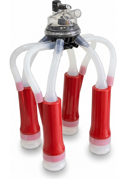Büyükbaş Süt Sağım Makinesi 160CC Silikon Memelikli Pençe Komple Set