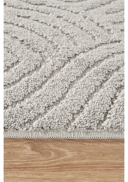 Rivon RN04 Gri Yumuşak Dokulu Kaymaz Taban Salon Mutfak Koridor Oturma Odası Yolluk Halı indirimleri