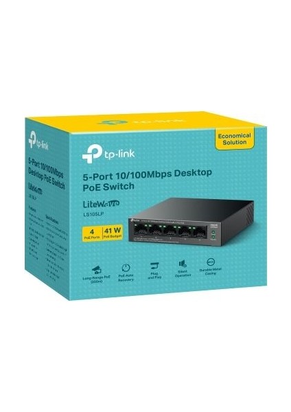 Tp Festa LS105LP 41W 5fe Poe Switch,4ge POE,250M (3yıl Üretici Garantili) fiyatları