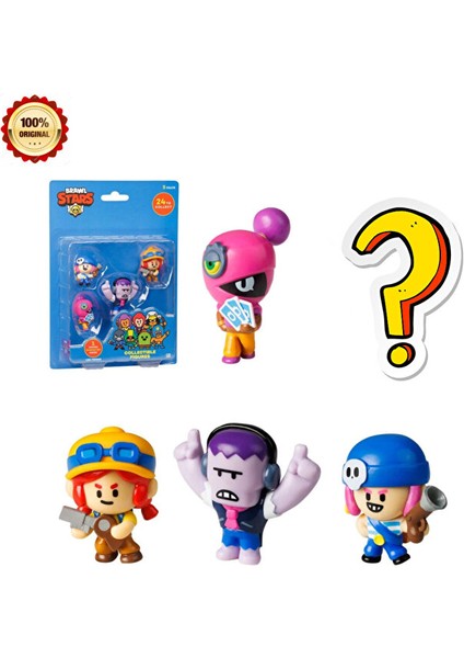 Brawl Stars 5'li Figür Set Brawl Stars Oyuncak Set Orijinal Brawl Stars