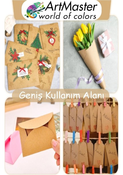 Kraft Kağıdı 35X50 cm 100 Adet 80 gr Hediye Paketleme Kagıdı Çeyiz Kaplama Kağıt Saman Kağıt Çizim Kağıdı indirimleri