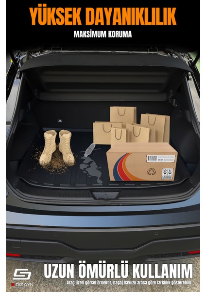 BYD Seal U 3D Pro Havuzlu Paspas ve Bagaj Havuzu Seti (2'li SET) Üst Bagaj 2024 Üzeri A+ Kalite