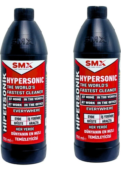 Hipersonik - Dünyanın En Hızlı Temizleyicisi 2 Adet 750 ml