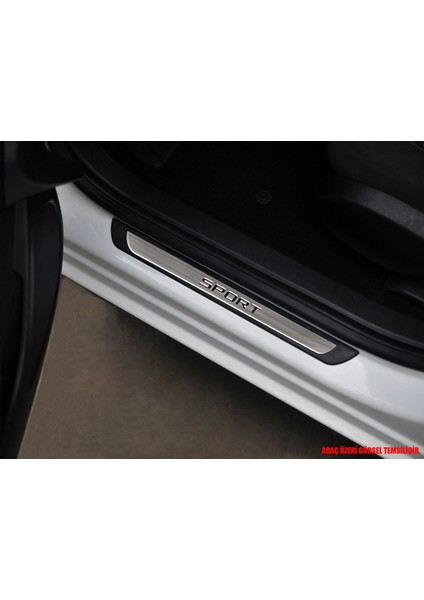 Dacia Logan 2 Krom Kapı Eşik Koruması Sport Line 2013-2020 4 Parça fırsatları