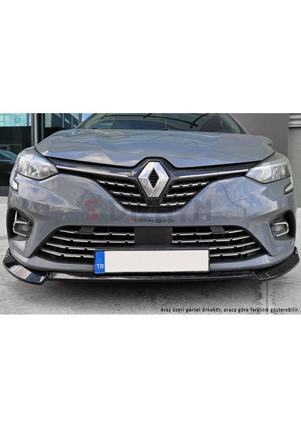 VW Golf 8 ABS Plastik Ön Tampon Alt Lip 3 Prç. 2020-2024 A+Kalite