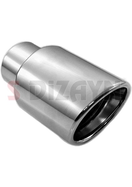 Dacia Duster 2 Krom Egzoz Ucu Vidalı 60mm Çap 2018-2023