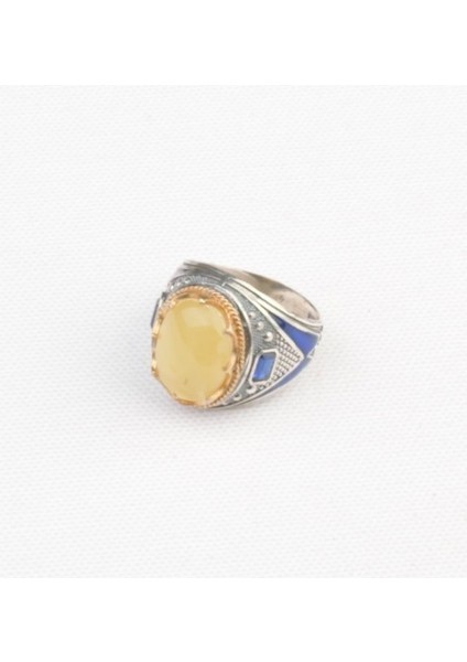 Burhan sağlam DAMLA KEHRİBAR TAŞLI GÜMÜŞ YÜZÜK 7,7 GRAM modelleri