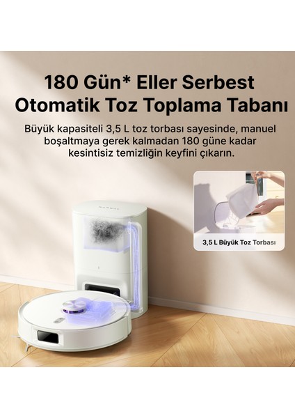 Freo S Akıllı Robot Süpürge Beyaz,8000PA Emiş Gücü modelleri