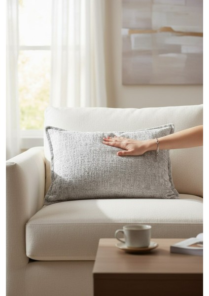 Kırlent İthal Kadife Kumaş - 35x50cm Yumuşak Dokulu Dekoratif Özel Tasarım Kırlent Kılıfı - S09 fiyatları