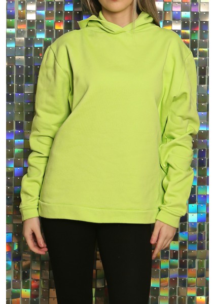 Kadın Modern Rahat Kalın Sweatshirt