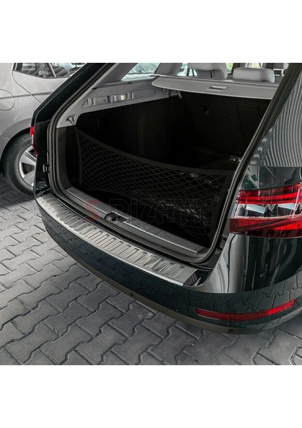 Skoda SuperB B8 Makyajlı SW Krom Arka Tampon Eşiği 2019-2023