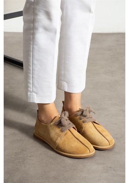 Kadın Casual Ayakkabı Süet Sarı Düz Topuklu Casual/günlük fiyatları