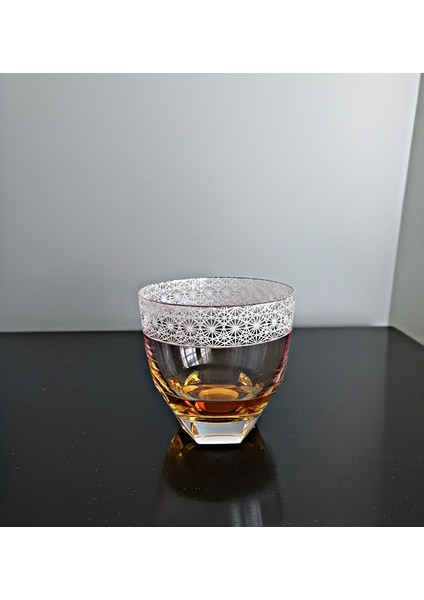 Japon Yıldızı Model Köşeli Viski Bardağı - Özel Tasarım Cam Kadeh indirimleri