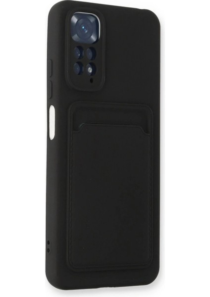 Xiaomi Redmi Note 11S Kılıf Kelvin Kartvizitli Silikon - Siyah modelleri
