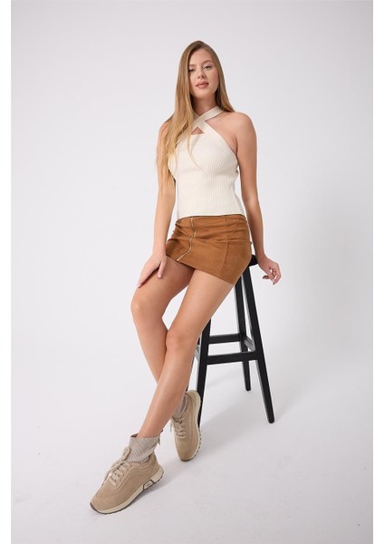 Kadın Sneaker Süet Bej Kısa Topuklu Casual/günlük Dokuma fırsatları