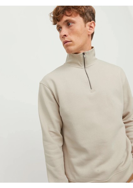Jack&jones 12250747 Erkek Sweat - Bej fiyatları