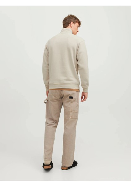 Jack&jones 12250747 Erkek Sweat - Bej fırsatları