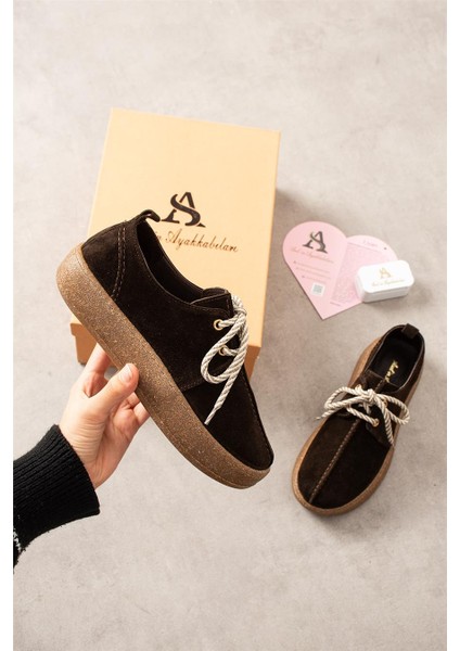 Kadın Loafer Ayakkabı Süet Kahverengi Kısa Topuklu Casual/günlük fırsatları