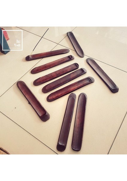 Etna 77-1 Kayık Tasarım Ahşap Tütsülük Çubuk Tütsü Kabı Meditasyon