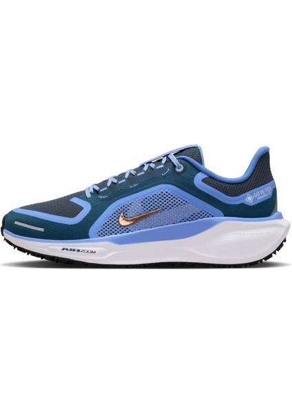Zoom Pegasus 41 Goretex Womens Running Shoes Su Geçirmez Nefes Alan Reflektörlü Kadın Yürüyüş Koşu Ayakkabısı Mavi