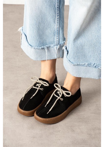 Kadın Loafer Ayakkabı Süet Siyah Kısa Topuklu Casual/günlük fiyatları