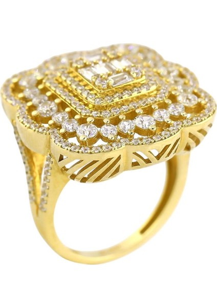 14 Ayar Altın Baget Yüzük - 0200855