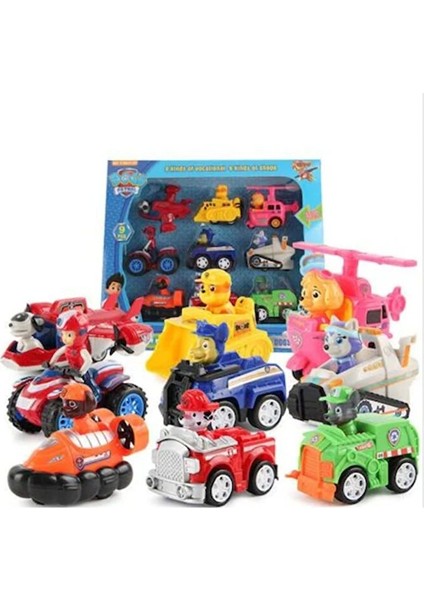 Paw Patrol Oyuncak Görev Araçları Oyuncak Paw Patrol Figürleri ve Araçları 9 Paw Patrol Araç