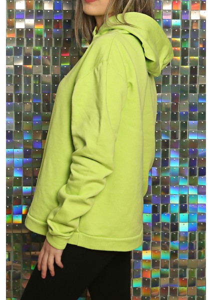 Kadın Modern Rahat Kalın Sweatshirt