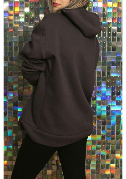 Kadın Modern Rahat Kalın Sweatshirt modelleri