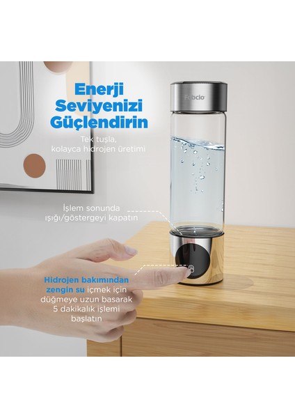 H2O Go Hidrojenli Canlı Su Üretme Cihazı fırsatları