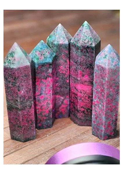 %100 Orijinal Dekoratif Yakut Kule 5 Adet