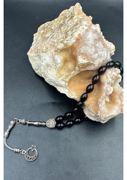 Alpaka Püskül Ateş Kehribar Tespih Ahşap Kutu) fiyatları