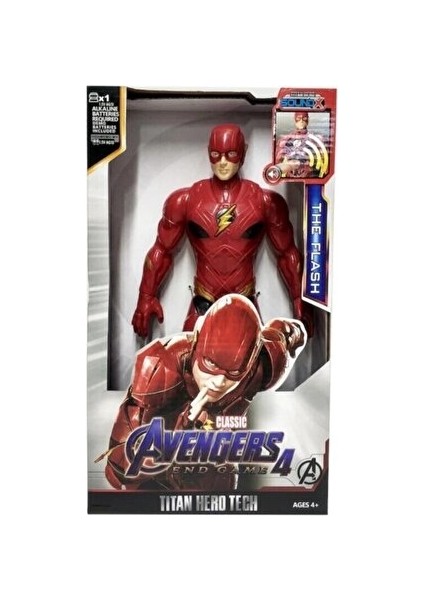 Oyuncak Flash Sesli Büyük Oyuncak Actıon Figür 30 cm Flash Figür Avengers Flash Karakteri fiyatları