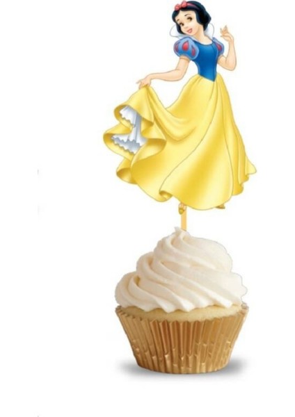 Çok Renkli Prenses ve Cüceler Temalı Pasta Süsü fiyatları