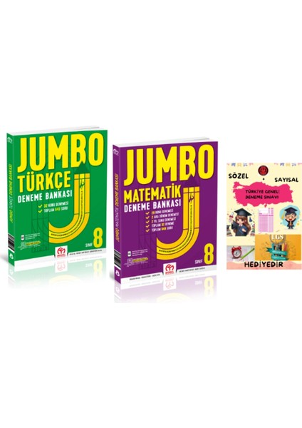 Model Eğitim Yayınları 8. Sınıf Jumbo Türkçe Matematik Deneme Bankası