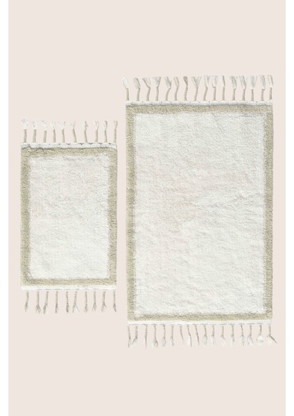 Root 2’li Takım Banyo Paspası Bambu 40X60+60X90 cm Mint