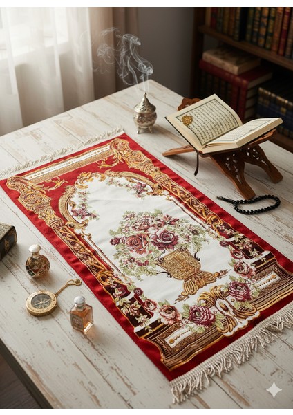 Osmanlı Motifli Şık Çeyizlik Hediyelik Lüks Seccade Diz Ağrıtmayan Süngerli Yaldızlı Seccade Kalite fiyatları