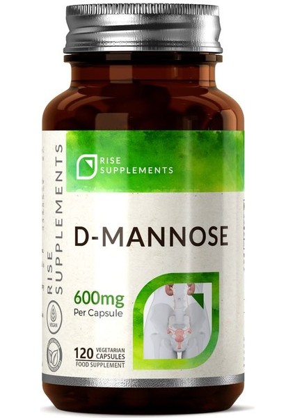 D-Mannose 600 Mg – 120 Vejetaryen Kapsül