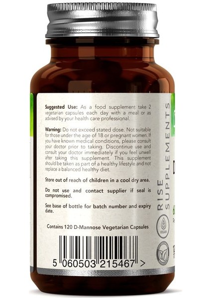 D-Mannose 600 Mg – 120 Vejetaryen Kapsül modelleri