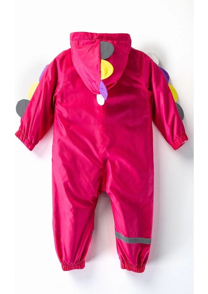 Yeni Sezon Dinozor Pullu Figürlü Kapüşonlu Pamuk Astarlı Bebek&çocuk Yağmurluk Tulum Mont fiyatları