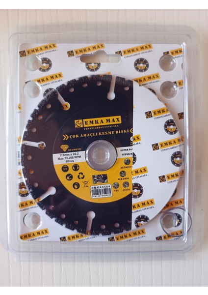 Seramik-Taş-Alüminyum-Pvc-Çelik Çok Amaçlı Kesme Diski