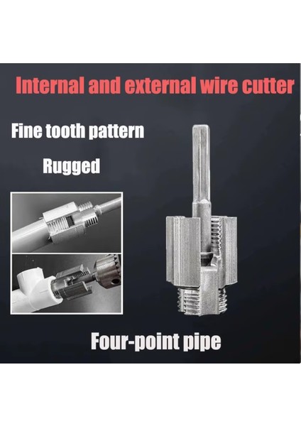 Pprc Plastik Pvc Boru Tamir Onarımı Montaj Için 2 Parça Diş Açma Pafta Açma Seti Tesisatcı Klavuz fırsatları