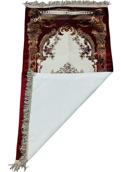 Osmanlı Motifli Şık Çeyizlik Hediyelik Lüks Seccade Diz Ağrıtmayan Süngerli Yaldızlı Seccade Kalite modelleri