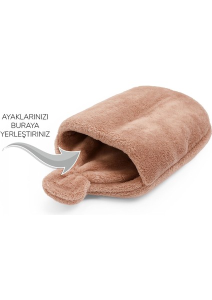 Ayak Isıtıcı Peluş Panduf – Kışlık Kapalı Ev Terliği fiyatları