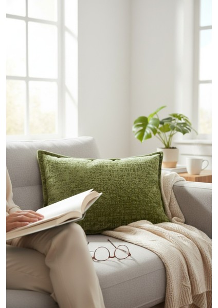 Kırlent İthal Kadife Kumaş 3'lü Set - Yumuşak Dokulu Dekoratif Özel Tasarım Kırlent Kılıfı - S10