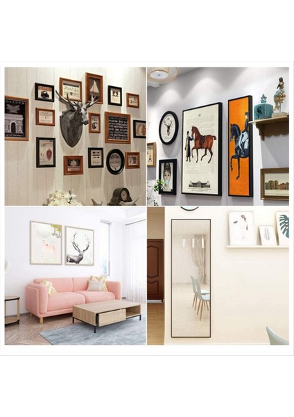 160PCS Resim Kancaları Kiti Ağır Hizmet Tipi Resim Asılı Resimli Çerçeve Askıları Sert Duvarlar Için Çiviler Resim Askısı Seti (Yurt Dışından)