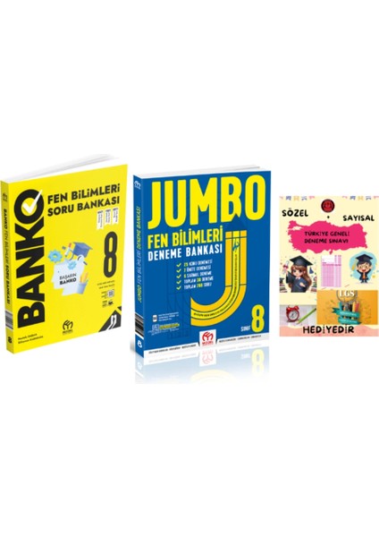 Model Eğitim Yayınları 8. Sınıf Banko Fen Bilimleri Soru Bankası Fen Bilimleri Deneme Bankası