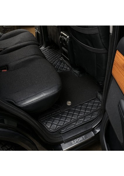 Land Rover Sport 2008-2013 Arası Aracına Özel 8d Çift Katmanlı Havuzlu Paspas Takımı fırsatları